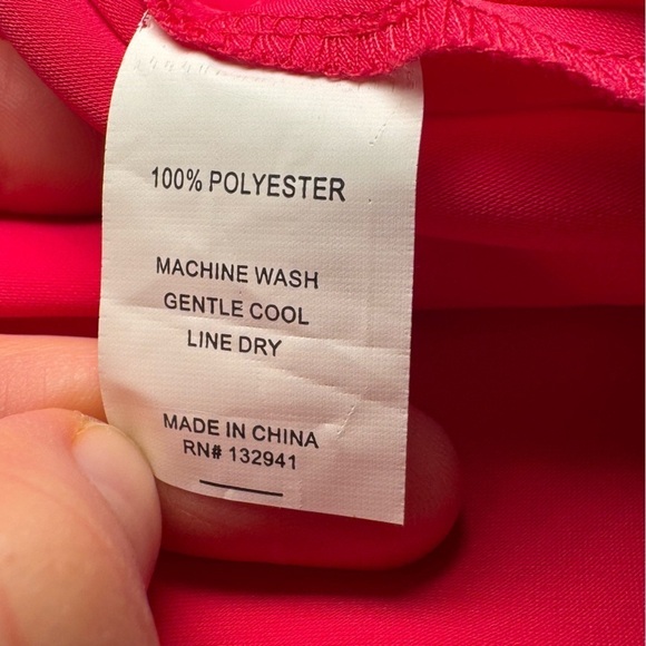 Evereve Amanda Uprichard Kent Midi Dress in Hot Pink Size Small NWT - Picture 10 of 10